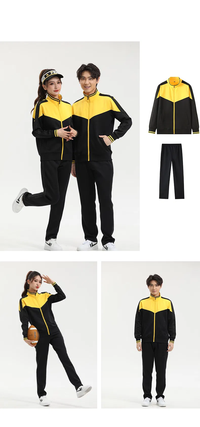 Roupas de Lazer Personalizadas para Esportes, Conjuntos Unissex para Atividades ao Ar Livre e Fitness