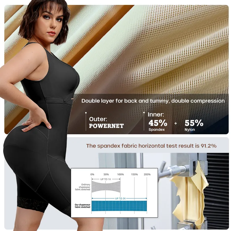Faja de Compressão Alta Liposução Estágio 2 Pós-Operatório Fajas Reloj De Arena Tamanho Plus Controle de Barriga Bbl Fajas Colombianas