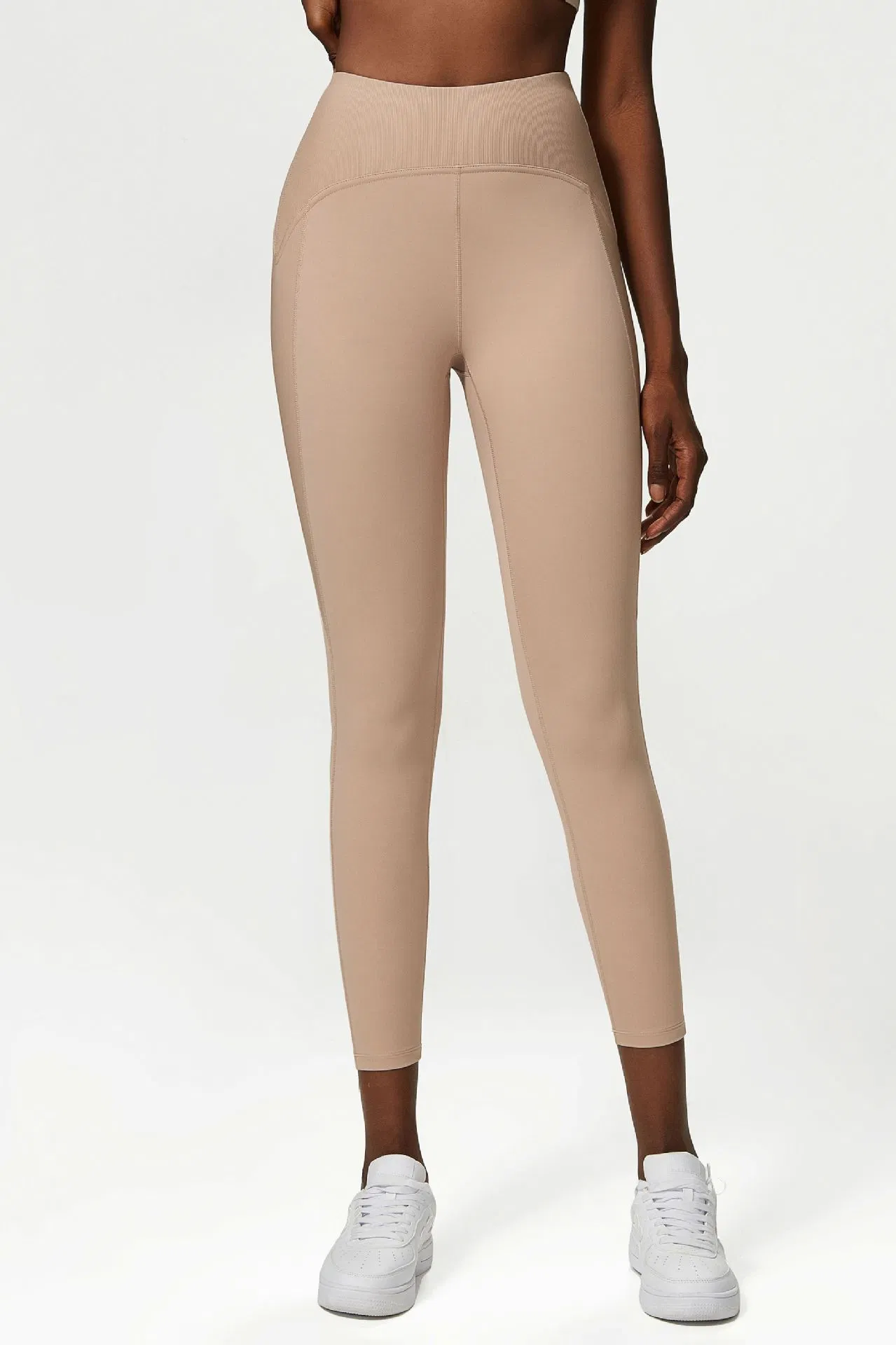 Jaqueta de Braço de Esporte Atacado e Legging de Fitness para Mulheres Roupas de Academia