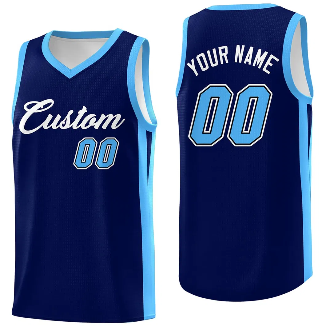 Fabricação de Camisetas de Basquete Uniformes Personalizados para Equipes com Tecido de Secagem Rápida