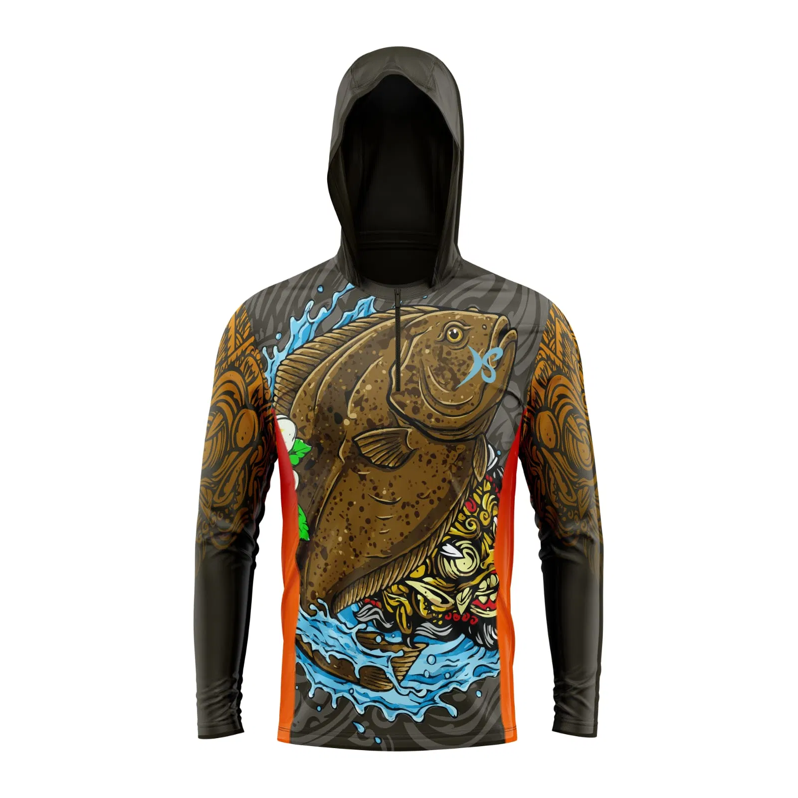 Camiseta de Pesca com Capuz Amiga da Pele Upf50+ Ultra Leve de Secagem Rápida para Atividades ao Ar Livre em Todas as Estações