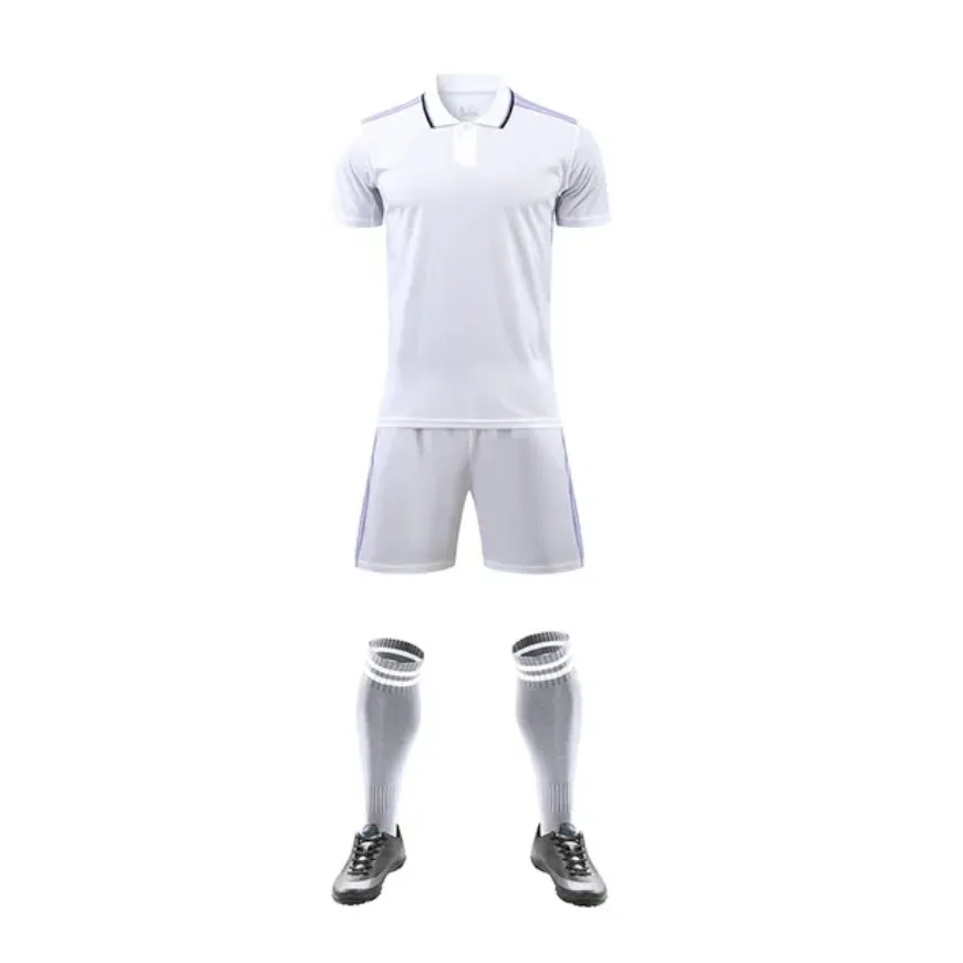 Uniformes de Futebol Branco para Equipes em Atacado