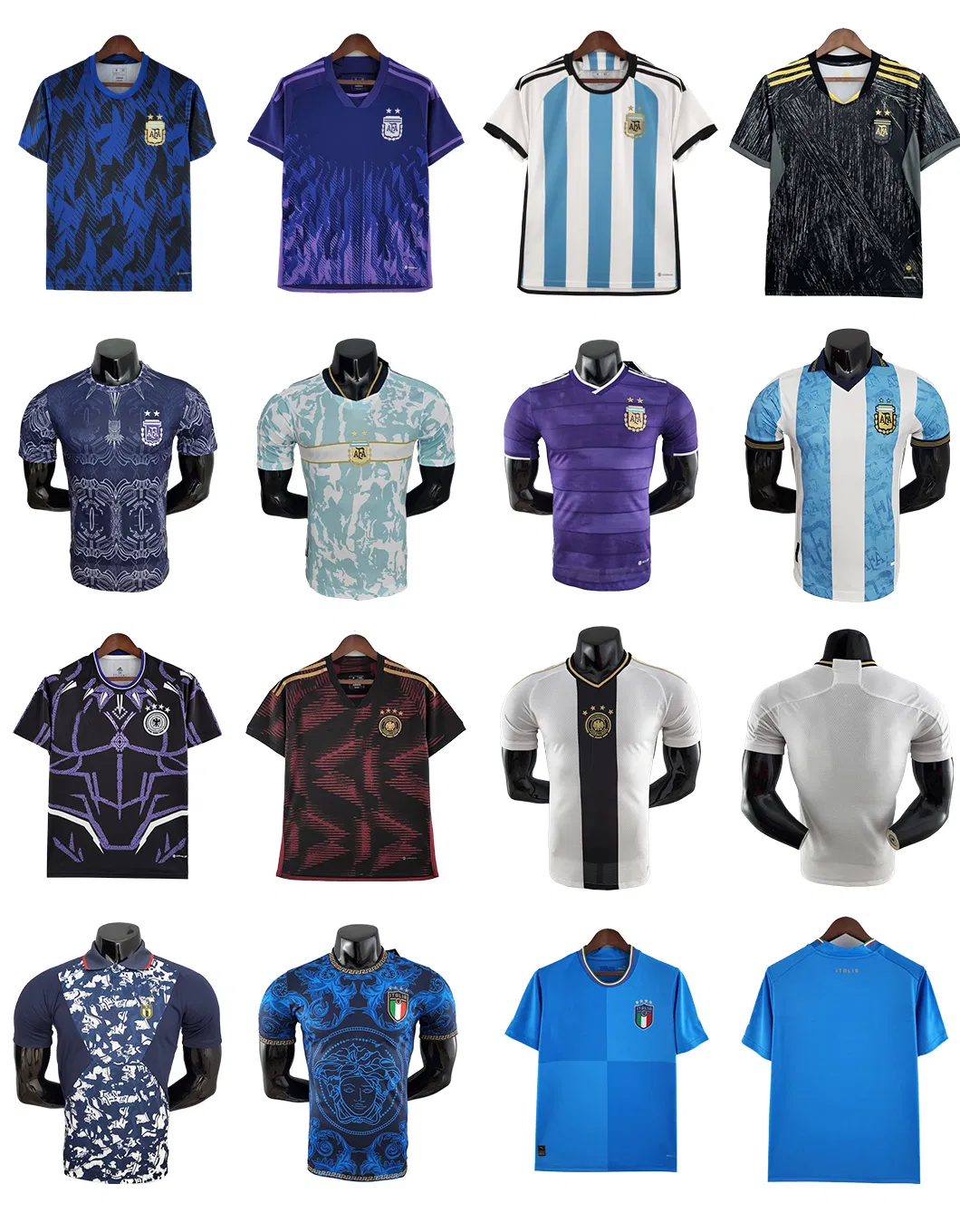 Camiseta de alta qualidade para homens, vestuário esportivo, conjunto de treino, roupa de futebol 2022 versão do jogador, camisa de futebol