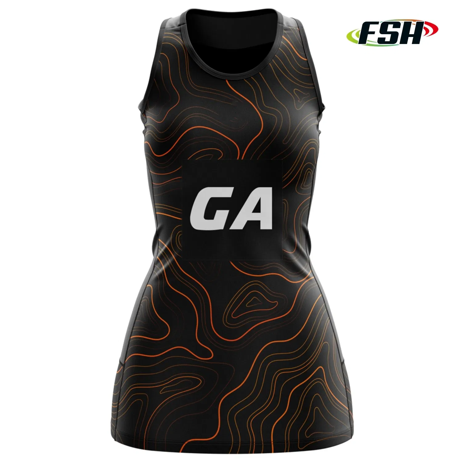 Vestido de Netball para Equipe Esportiva Feminina com Logo Personalizado, Saia de Tênis Sexy, Uniforme