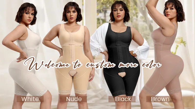 Faja de Compressão Alta Liposução Estágio 2 Pós-Operatório Fajas Reloj De Arena Tamanho Plus Controle de Barriga Bbl Fajas Colombianas