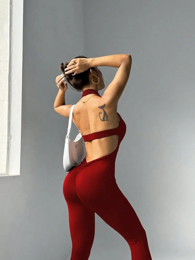 Conjunto de Roupas Ativas de Yoga de Alta Qualidade em Uma Peça, Ajuste Casual, Roupas Esportivas Respirável para Treino