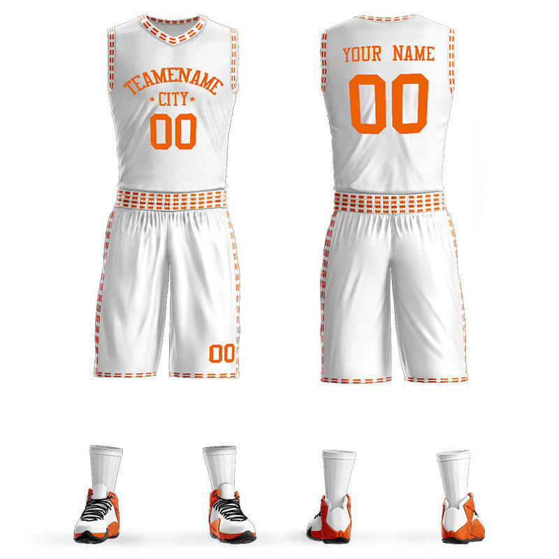 Design de Moda Impressão Sublimada Colorida Roupas de Basquete
