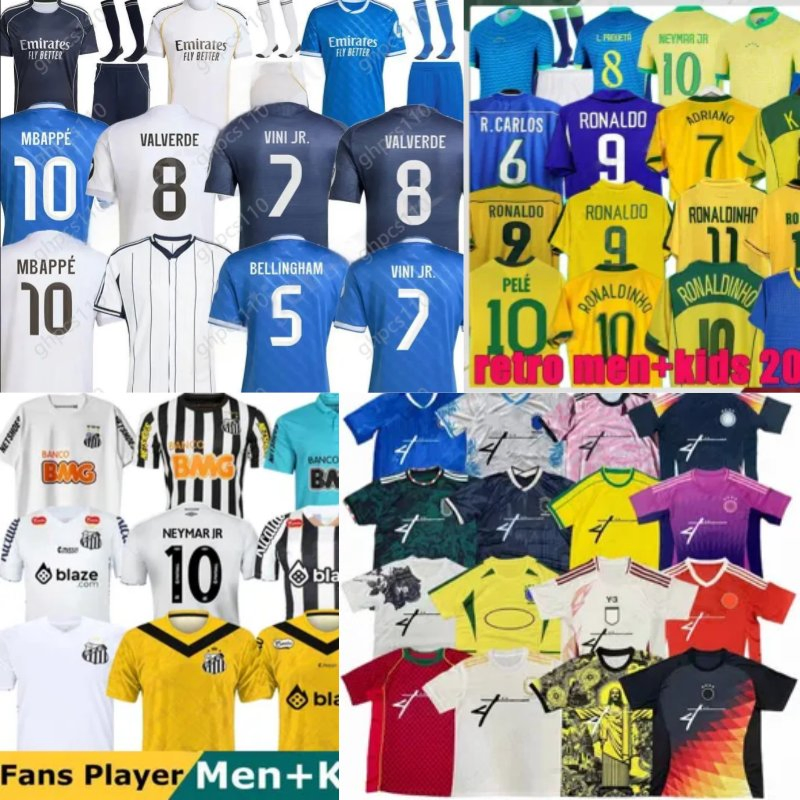 Camisas de futebol retro de alta qualidade da equipe europeia de futebol tailandesa, confortáveis e respiráveis