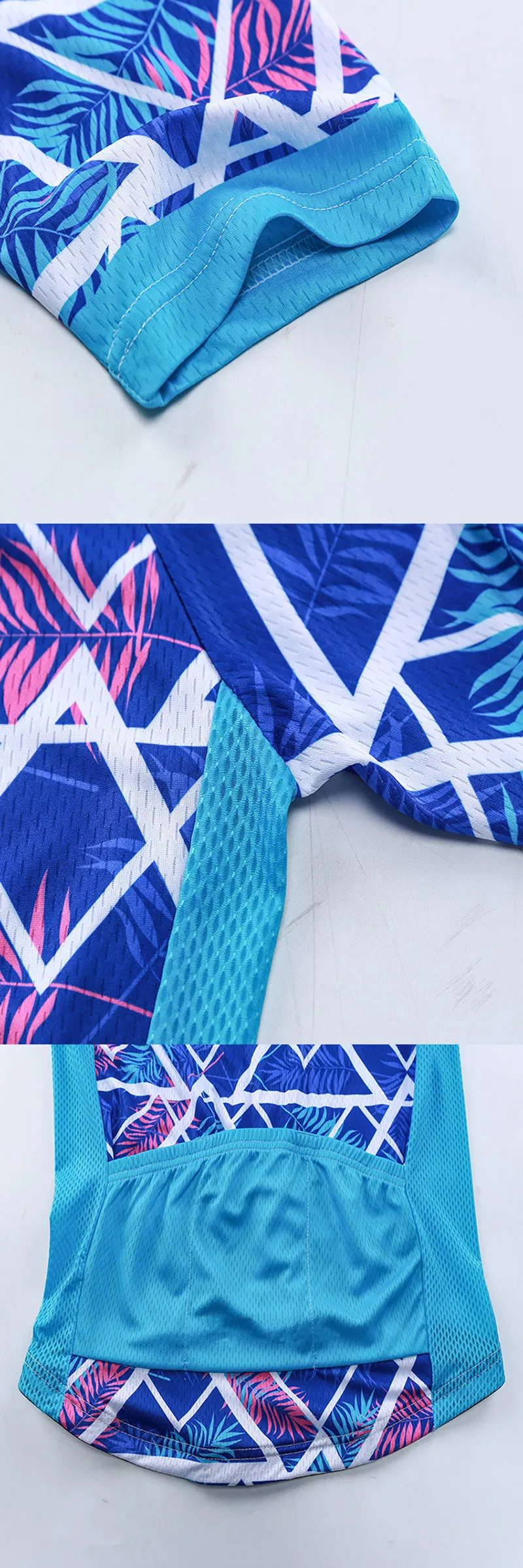 Detalhe do Conjunto de Roupas de Ciclismo 2
