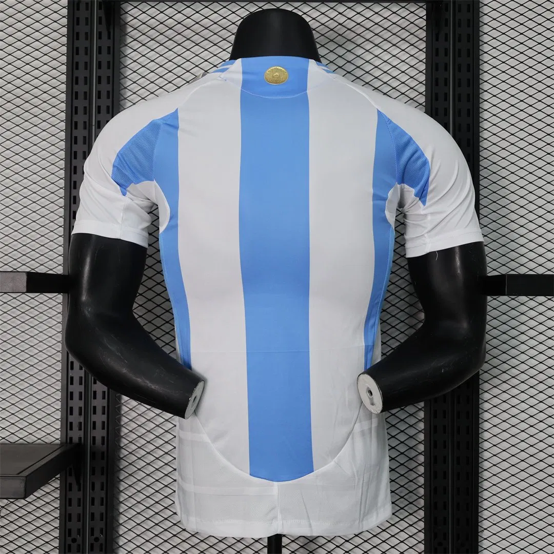 Camiseta de Futebol Replica da Tailândia, 2026 Camiseta da Seleção Nacional Messi Ronaldo, Camiseta de Futebol Versão do Jogador Replica