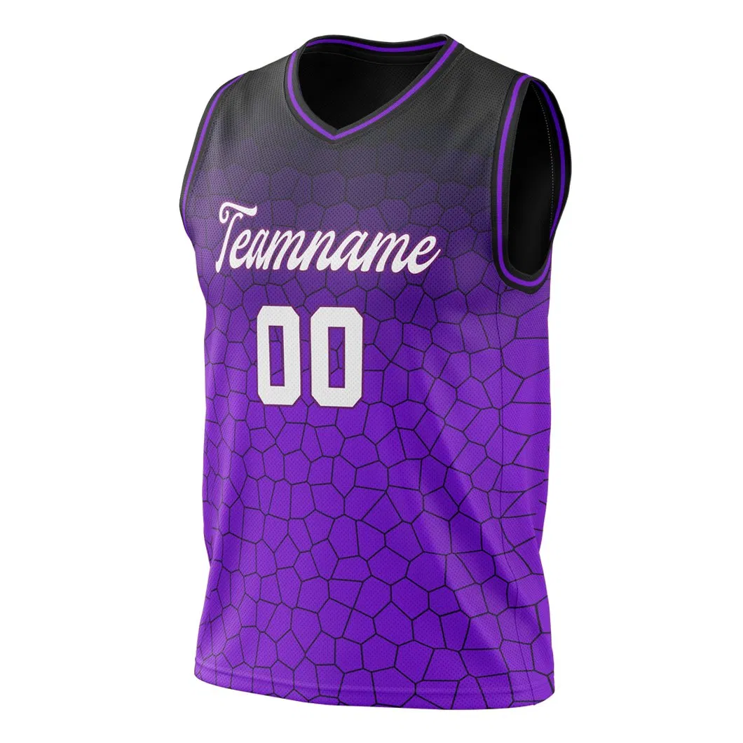 Camisas de Basquete Masculinas Personalizadas Uniformes de Basquete por Sublimação Camiseta Profissional Roupas de Basquete Respirável