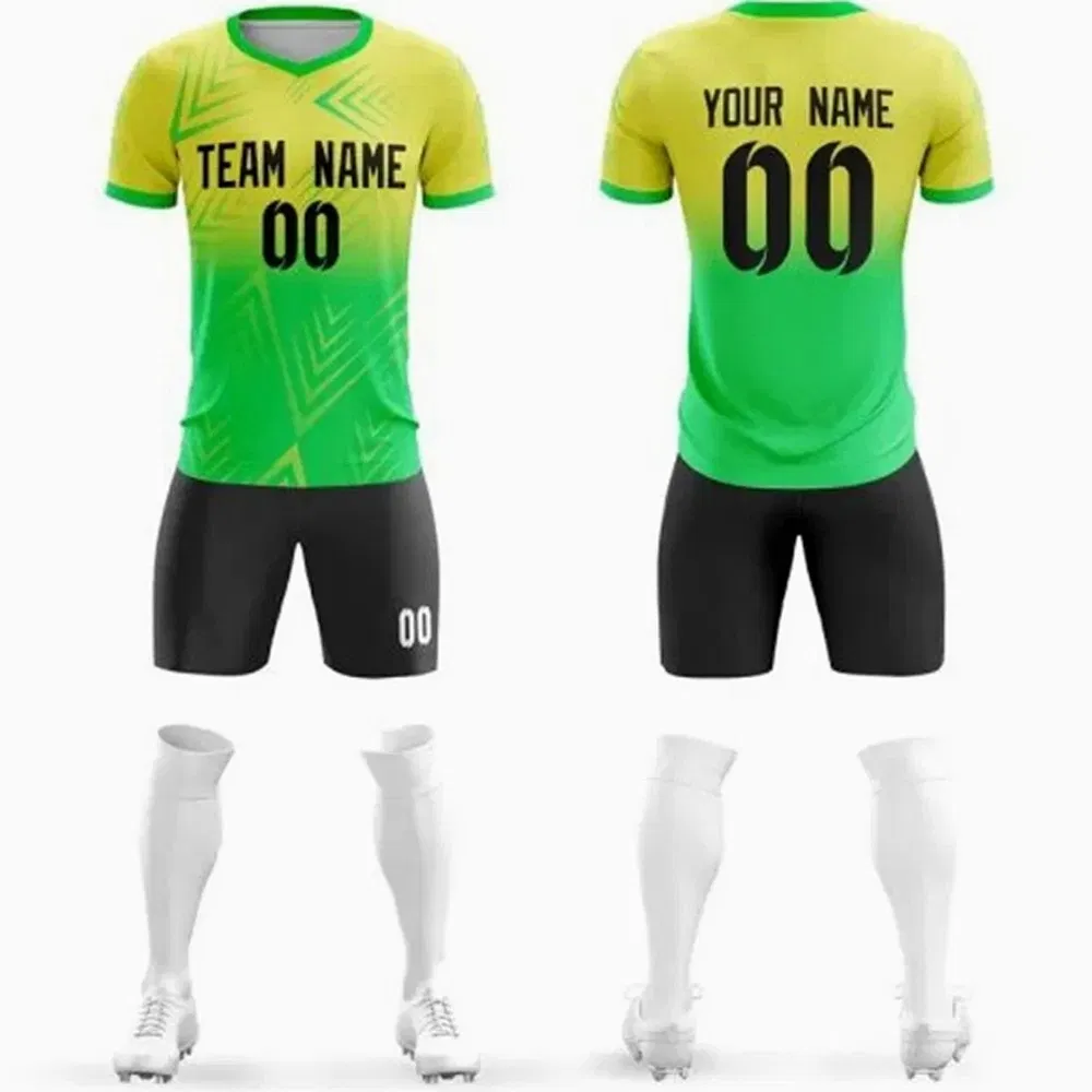 Camiseta de V-Neck para Homens Amarela Verde para Atividades ao Ar Livre em Todas as Condições