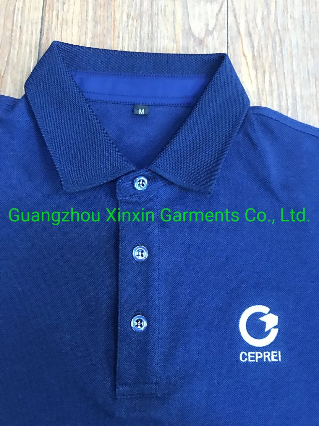 Camiseta Polo de Golfe Masculina de Algodão Personalizada de Boa Qualidade OEM de Fábrica (P496)