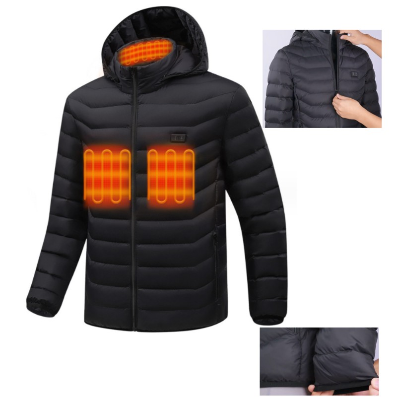 Roupas aquecidas de inverno para caça e caminhadas, roupas aquecidas com bateria