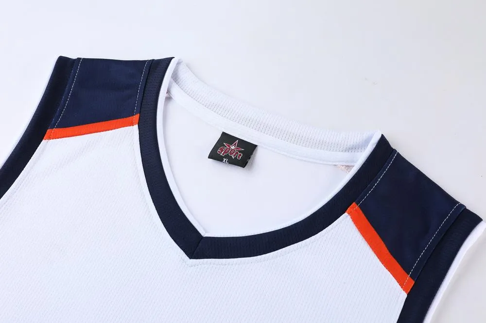 Uniforme esportivo de basquete sem mangas personalizado para o verão