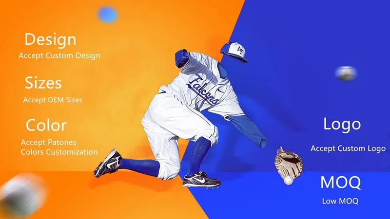 Camisa de Beisebol de Poliéster de Alto Desempenho Uniformes de Beisebol em Malha Personalizados
