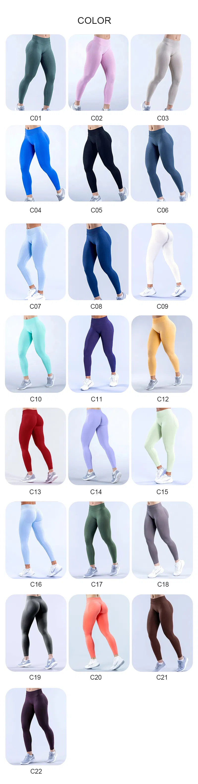 4 Conjunto de Treino Sexy Sem Costura para Mulheres, Sutiã Halter Neck Personalizado + Shorts de Bumbum + Leggings de Yoga, Roupas de Atividade para o Ginásio