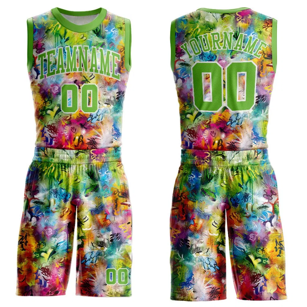 Preço de Fábrica Uniforme Esportivo Personalizado em Malha de Poliéster para Equipe de Basquete