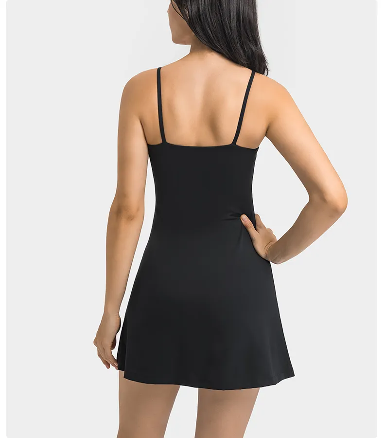 Vestido de Tênis Feminino para Academia de Golfe Secagem Rápida