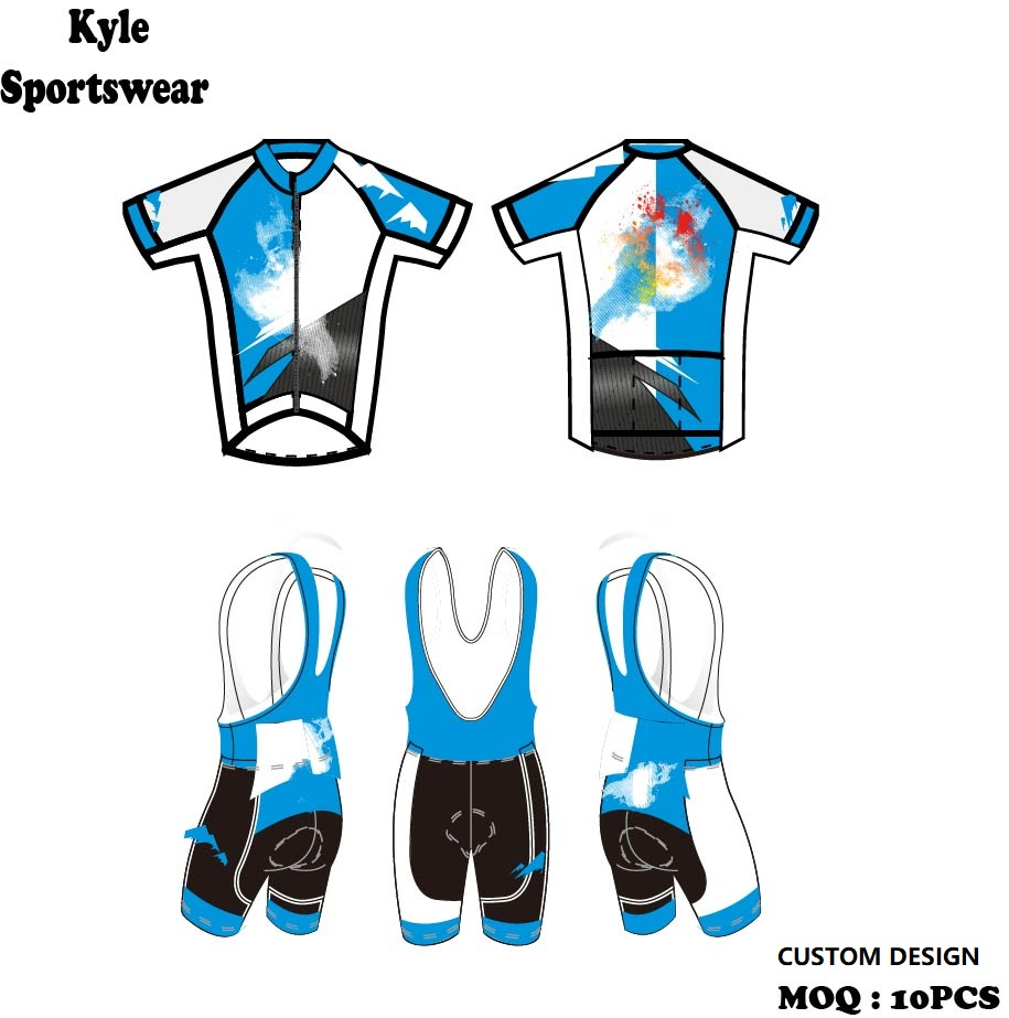 Conjunto de Jerseys de Ciclismo Femininos Roupas de Ciclismo em Poliéster