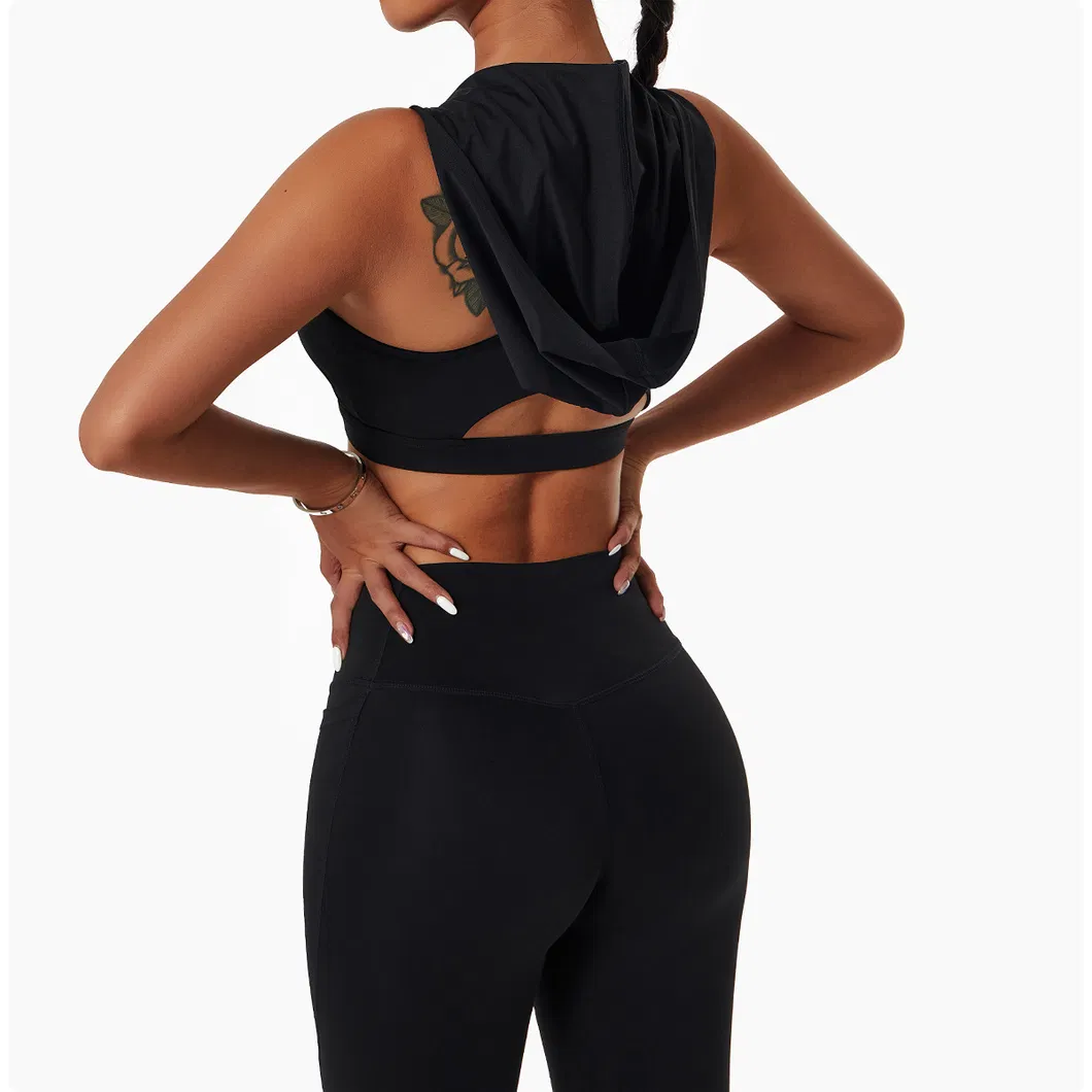 2023 Novas Chegadas Conjuntos de Moda Feminina para Yoga Academia Roupas de Treino para Mulheres Roupas Esportivas Moletons + Leggings