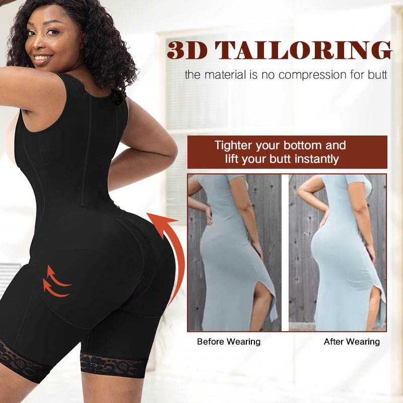 Fabricantes de Shapewear por Atacado Lifting de Bumbum Controle de Abdômen Roupa de Compressão Pós-Cirurgia Fajas Colombianas para Lipoaspiração