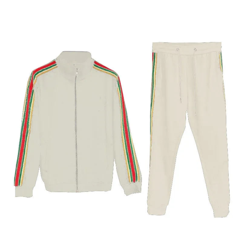 Conjunto de Moletom com Zíper Personalizado e Calças para Homens, Roupas Casuais de Esporte com Logotipo Personalizado para o Outono