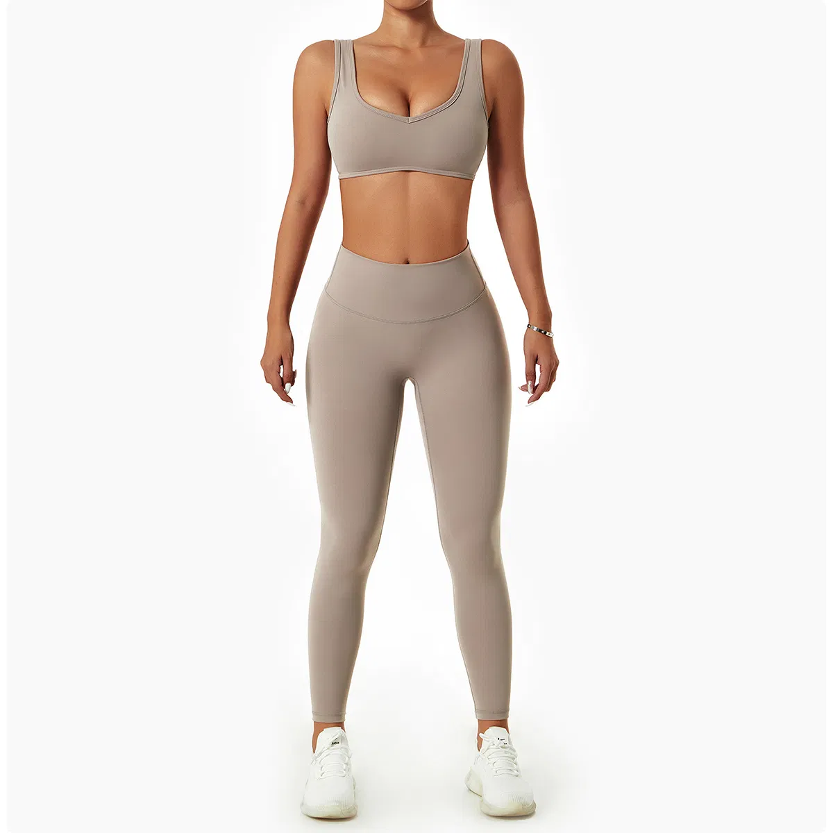 Conjuntos Sem Costura para Mulheres Roupas de Ginástica Conjunto de Fitness Feminino Top de Yoga + Leggings Roupas para Corrida Femininas