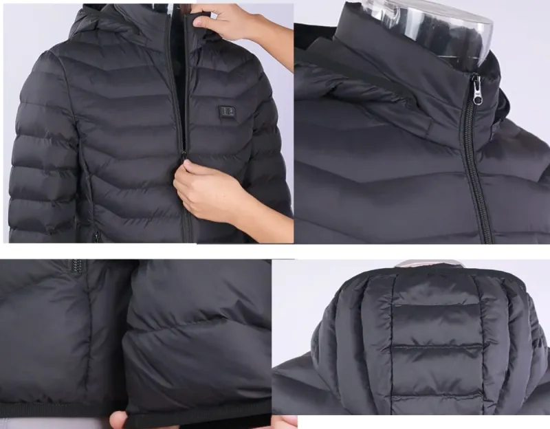 Roupas aquecidas de inverno para caça e caminhadas, roupas aquecidas com bateria