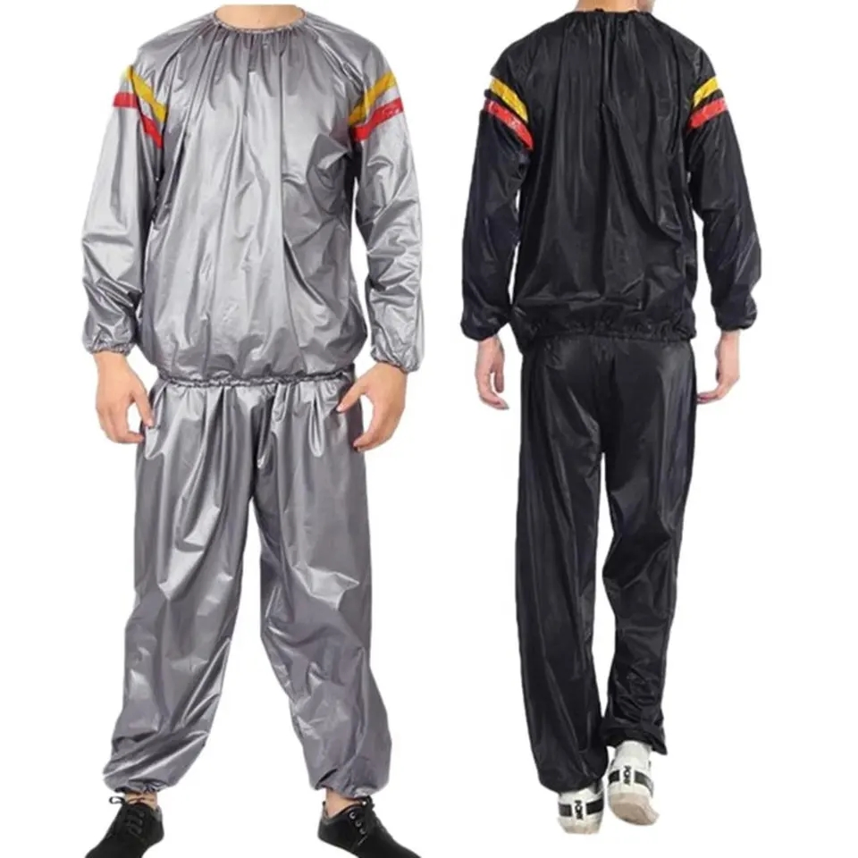 Treinamento de Exercício Versátil e Eficaz de Alto Desempenho, Suando Profusamente, Roupa Esportiva, Traje Sauna de PVC
