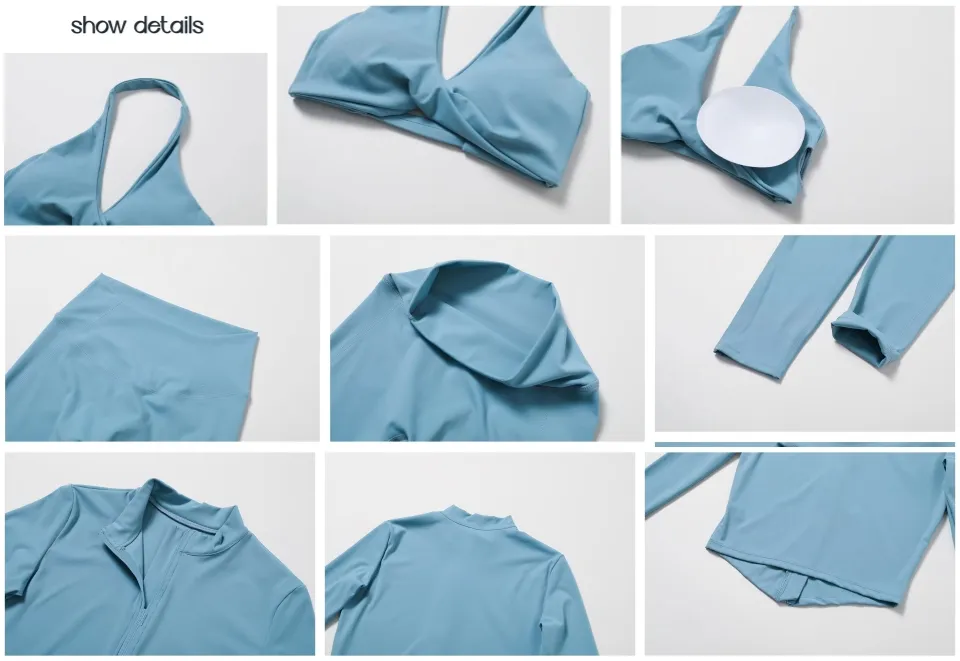 Conjunto de Roupas Ativas Casuais para Academia