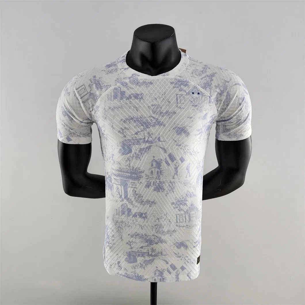 Camiseta de alta qualidade para homens, vestuário esportivo, conjunto de treino, roupa de futebol 2022 versão do jogador, camisa de futebol