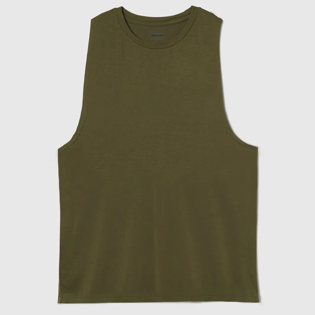 Colete Casual Respirável de Algodão para Homens, Exercício de Basquete, Estampado, Roupas de Fitness Fashion