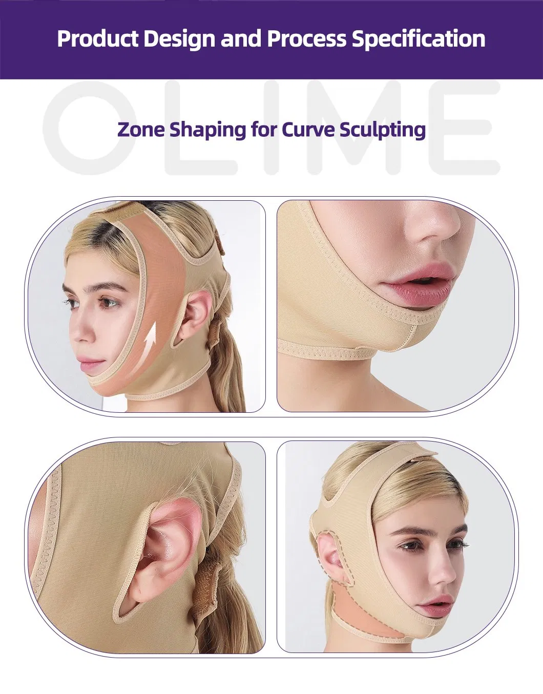 Melhor Cinta de Compressão para Recuperação Pós-Cirurgia de Lifting Facial com Fios, Faixa Facial Modeladora, Correção Elástica, Roupas de Compressão Slimming