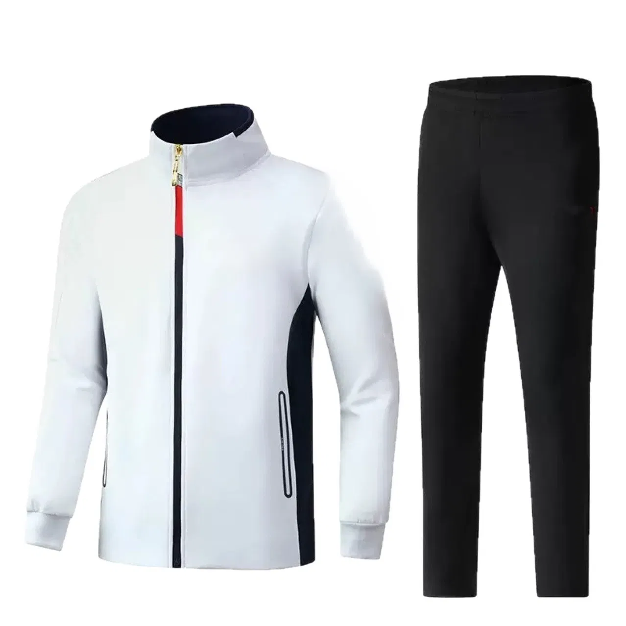 Conjunto de Treino de Manga Longa Direto da Fábrica para Atletas, Roupa de Treinamento, Uniforme de Classe de Educação Física, Uniforme Escolar