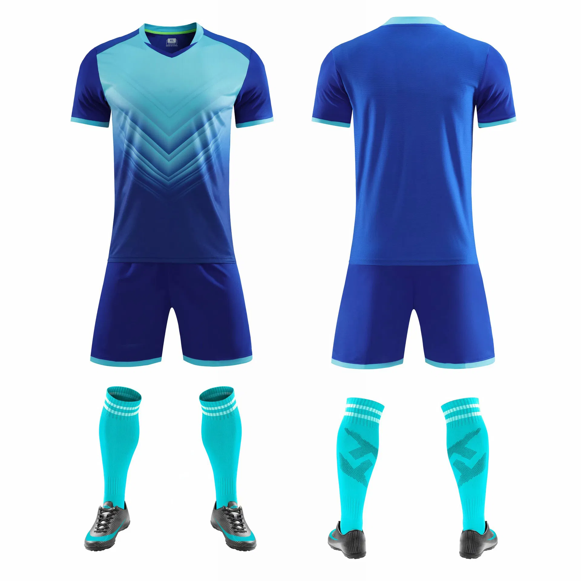 Roupas de futebol para adultos e crianças com proteção solar, respiráveis, absorventes de suor, de secagem rápida, roupas de treinamento para jogos de basquete, atacado