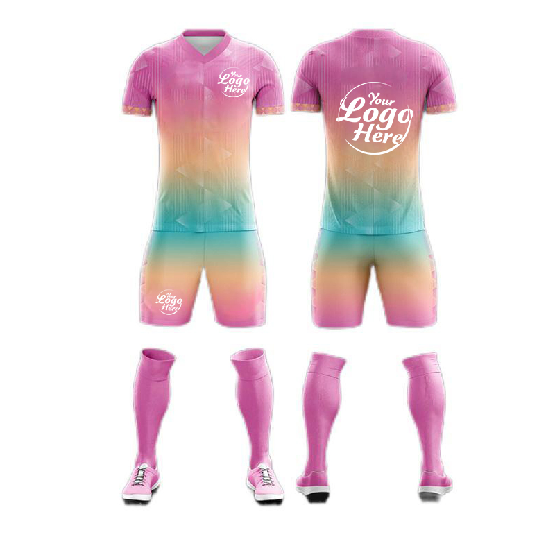 Conjunto de Futebol Novo Personalizado Personalização de Logotipo Personalização de Competição Treinamento Traje Esportivo Secagem Rápida Uniforme de Equipe