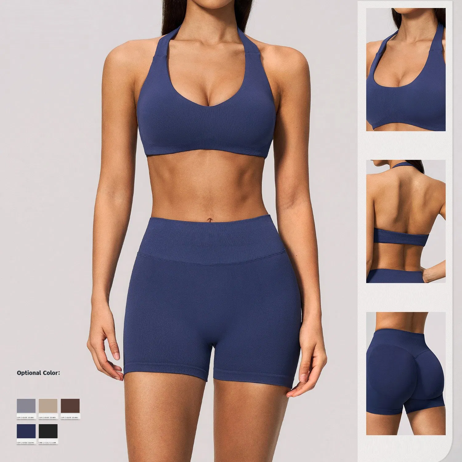 Private Label Clothing Seamless Sportswear Bra Shorts/Leggings/Flare Pants Women Gym Sports Suits