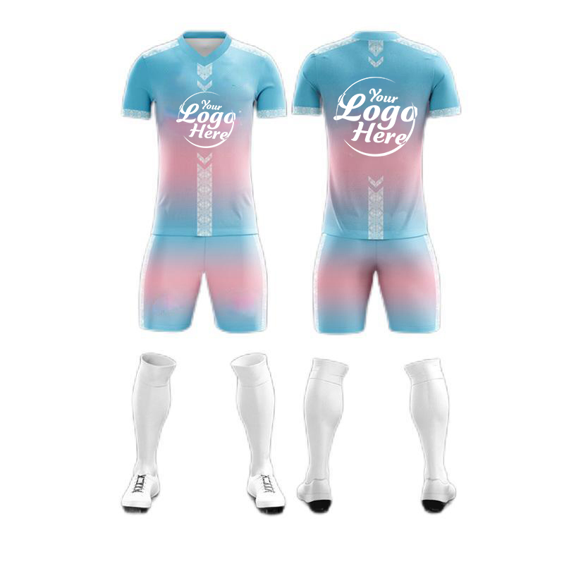 Conjunto de Futebol Novo Personalizado Personalização de Logotipo Personalização de Competição Treinamento Traje Esportivo Secagem Rápida Uniforme de Equipe