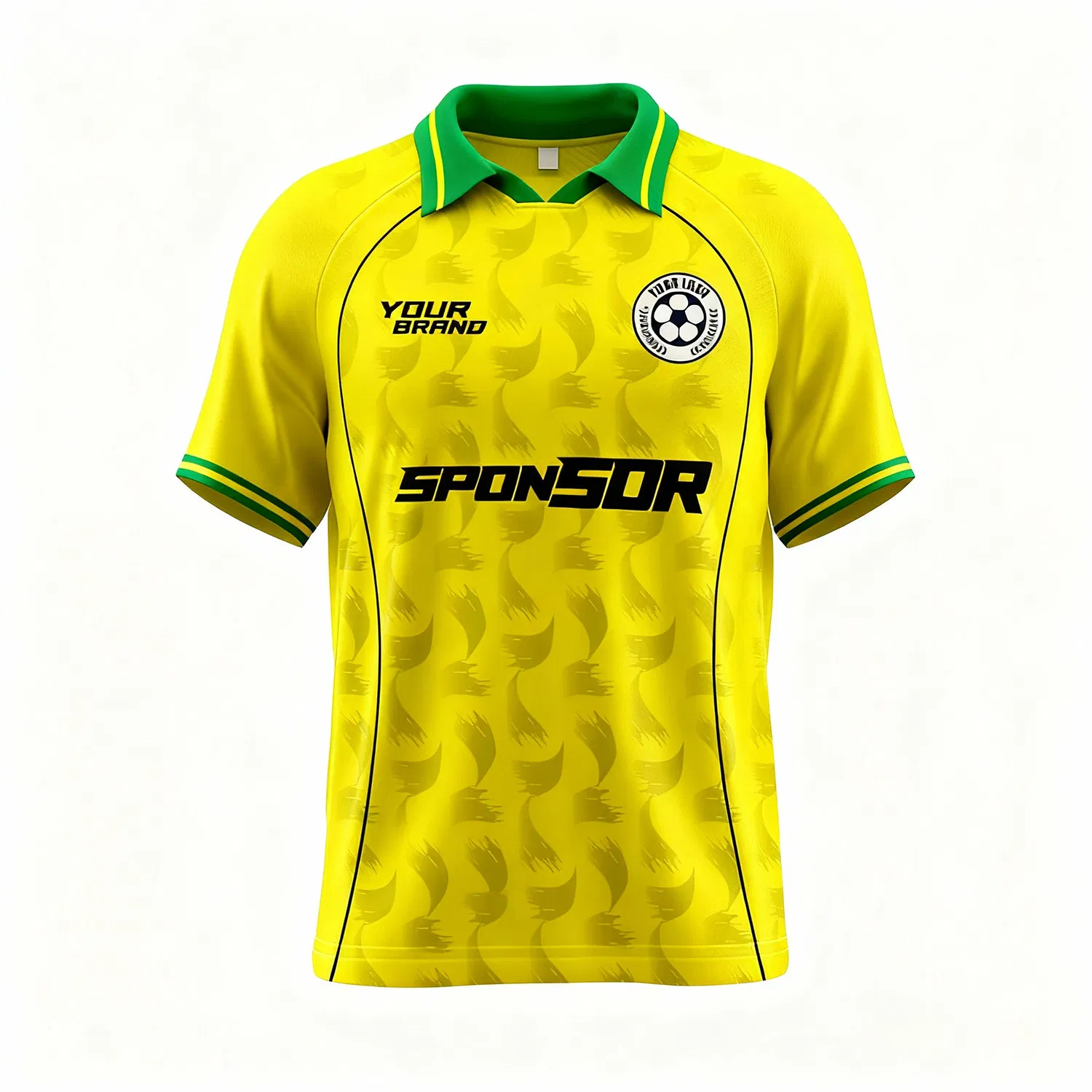 Camiseta Personalizada Boxy de Futebol Vintage com Gola Sublimada Roupas Esportivas Unissex Camisa Retro de Treinamento de Time de Futebol