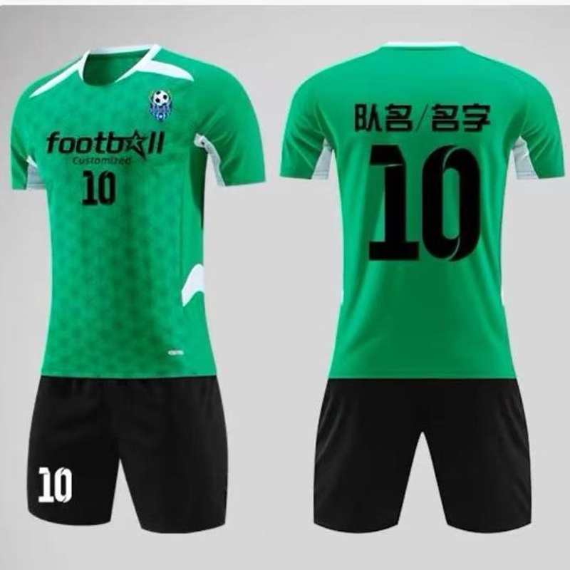 Conjuntos de Uniformes de Futebol Personalizados, Trajes de Treinamento de Manga Curta e Uniformes de Equipes Esportivas