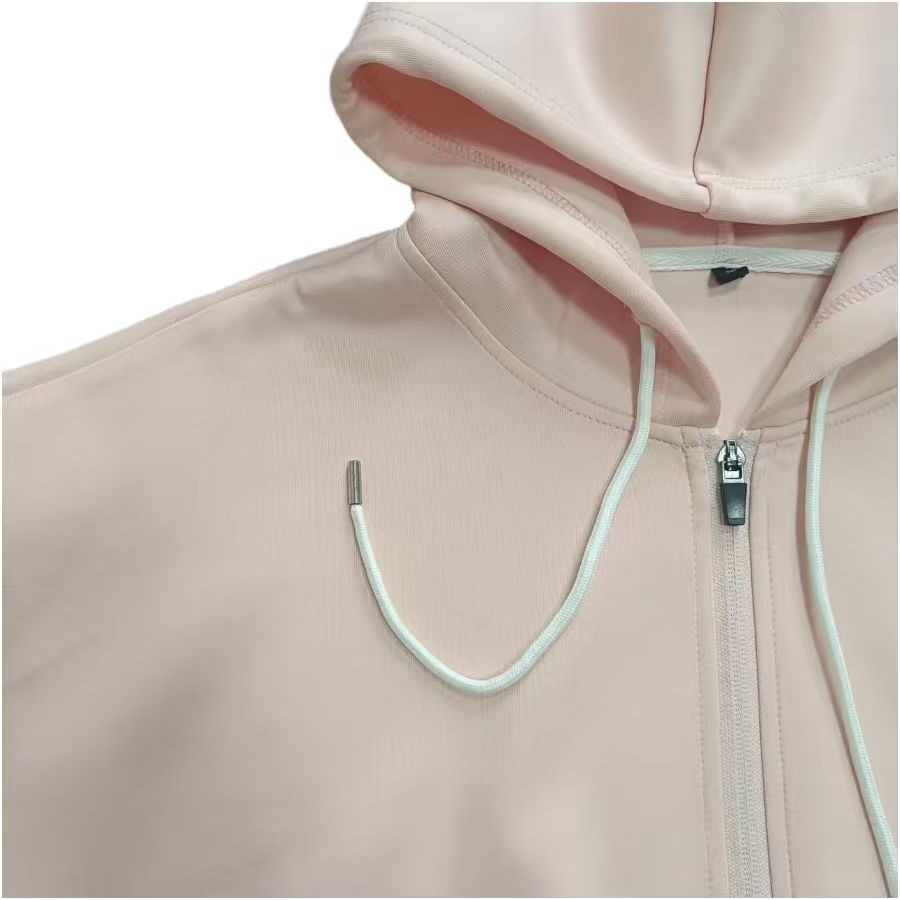 Conjunto de Moletom com Zíper para Mulheres, Calças de Moletom, Roupas Casuais de Esporte, Conjuntos de Treino