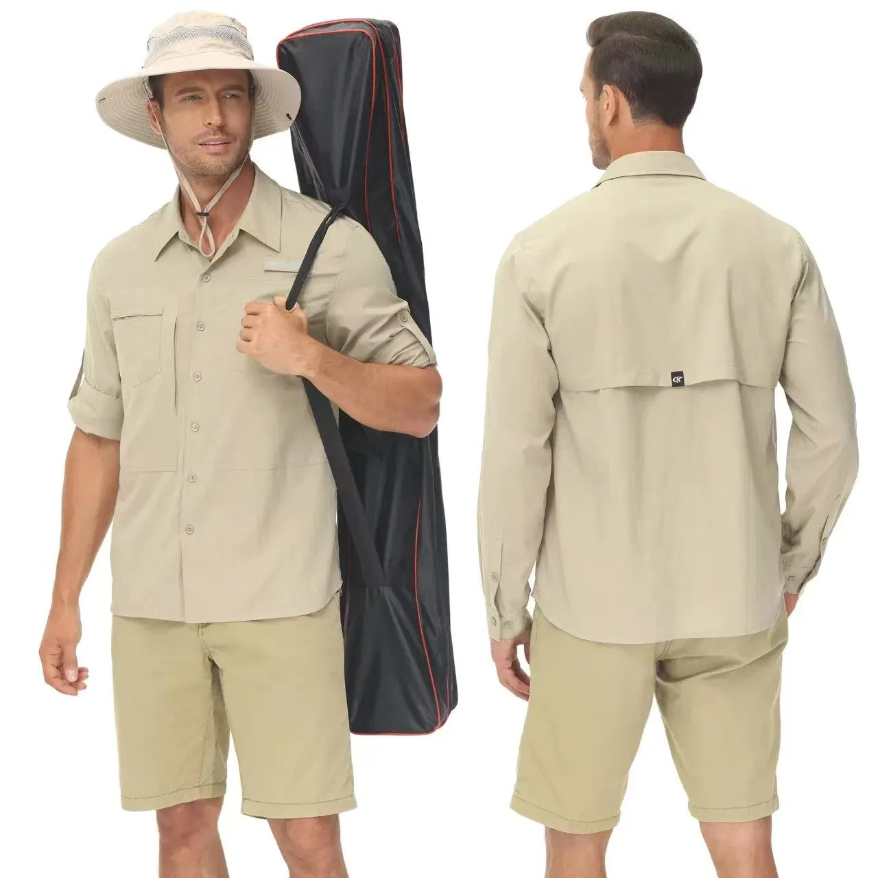 Camisas de Pesca Produzidas em Fábrica