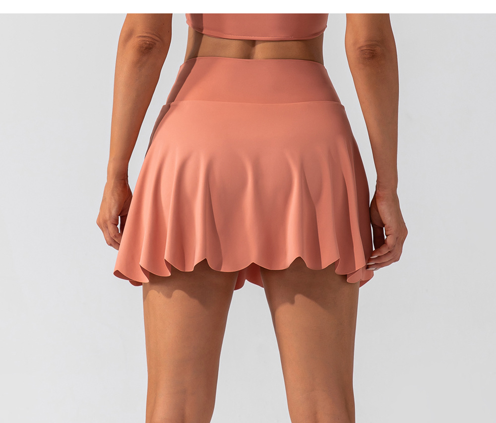 Saia Esportiva Personalizável para o Verão, Culotes de Ginástica, Shorts de Yoga de Cintura Alta, Saia para Golfe, Tênis e Vôlei, Roupas Femininas