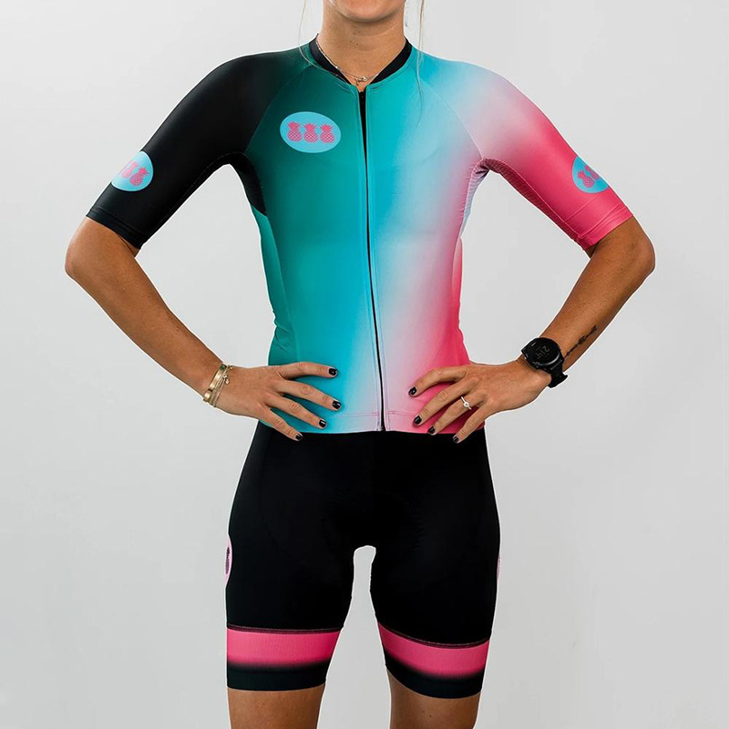 Conjunto de Ciclismo de Verão Masculino e Feminino com Mangas Curtas para Bicicleta de Montanha e Estrada, Roupas de Ciclismo Respirável e de Secagem Rápida