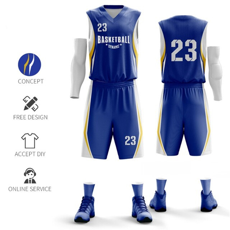 Roupas esportivas personalizadas para adultos, roupas de basquete sublimadas de alta qualidade