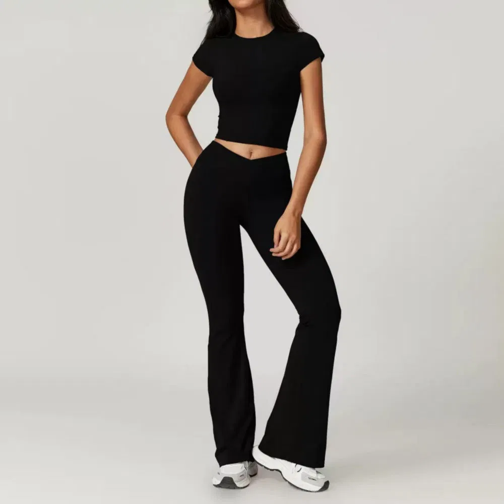 Roupas Femininas para Esportes à Venda na Amazon - Conjunto de Yoga de Secagem Rápida para Academia