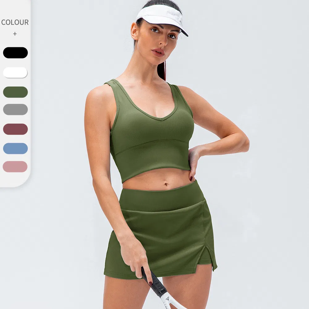 Roupa de treino com canelados