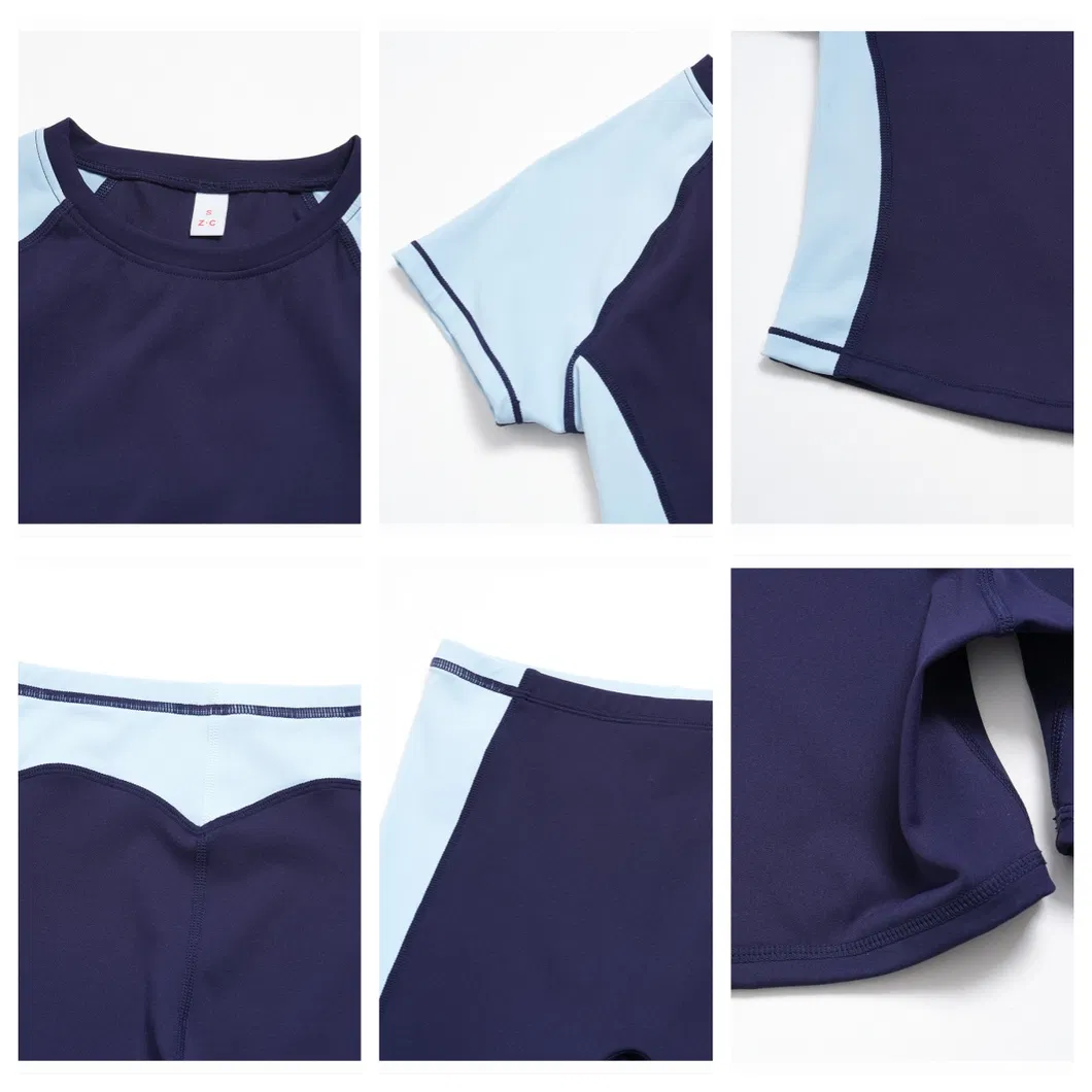 Roupas de Ginástica para Mulheres com Bloco de Cores à Venda por Atacado