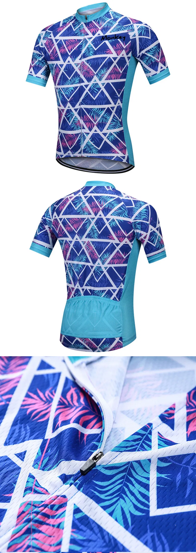 Detalhe do Conjunto de Roupas de Ciclismo 1